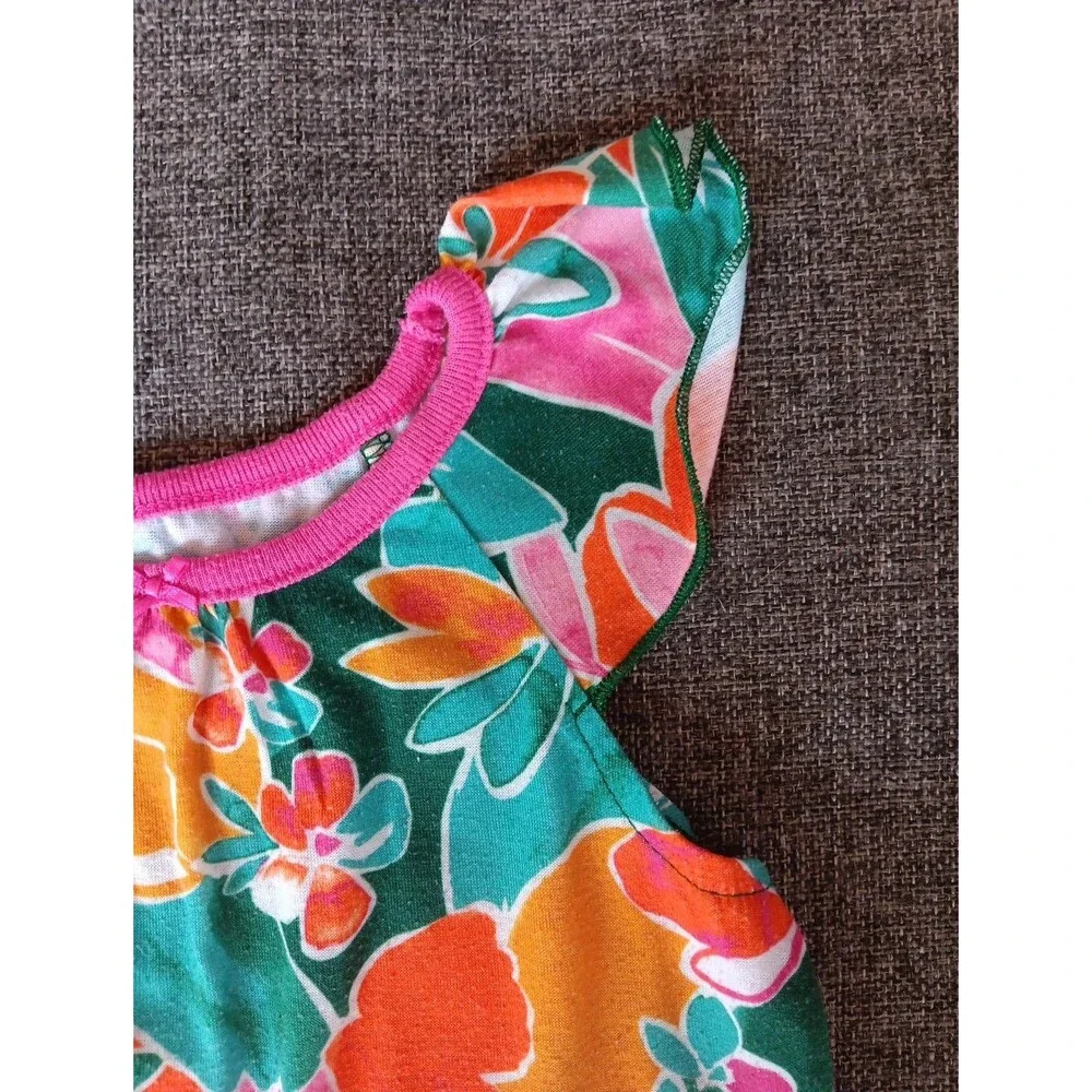 Pajamas 3T Carters Girls Floral 2 piece shorts tank
